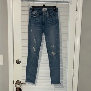 PAIGE Women's Classic Blue Skinny Jeans